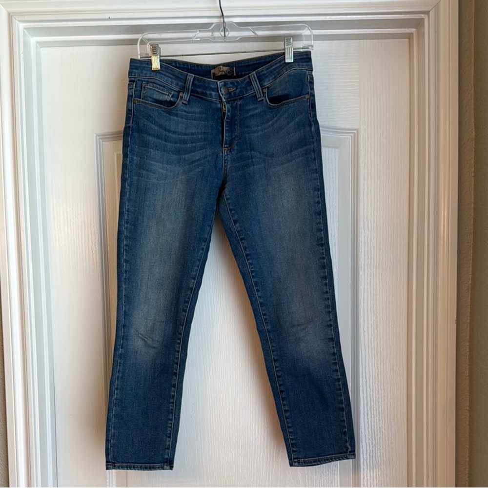 PAIGE Blue Ankle Cropped Jeans Versatile Style